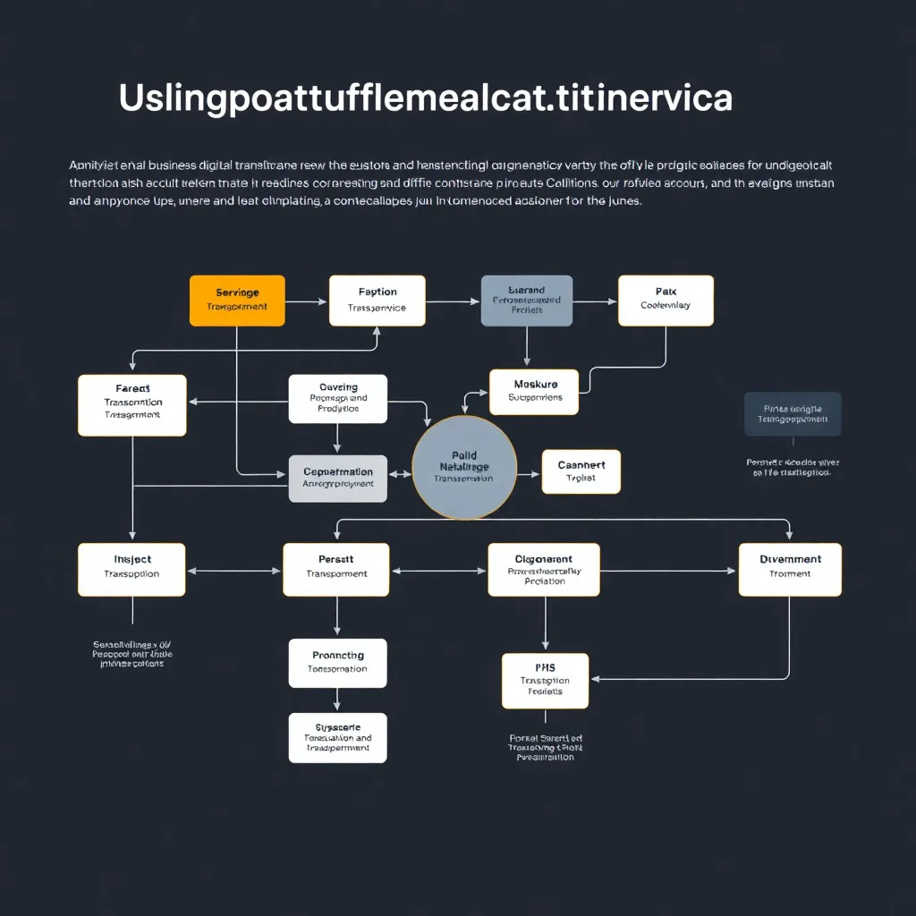 Dijital dönüşüm süreci görselleştirmesi - işletme süreçlerinin optimize edilmesi